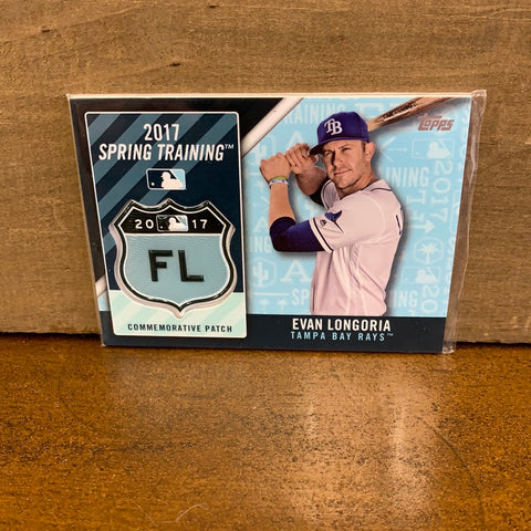 Evan Longoria: Tampa Bay Rays(2017) Spring Training Patch MLBST-EL
