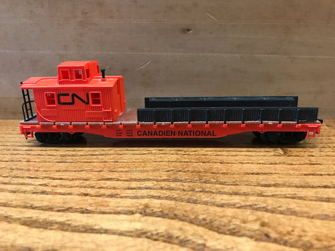 Mehano HO Canadien National Flat Car Caboose