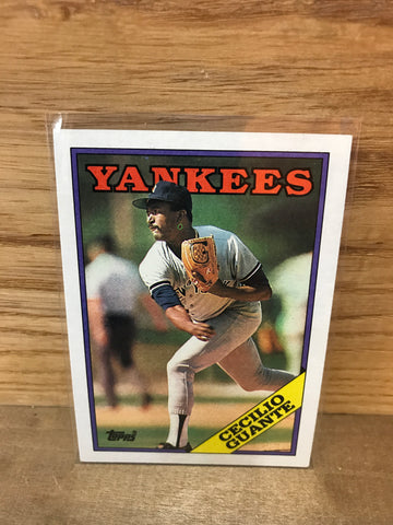 Cecilio Guante(New York Yankees) 1988 Topps #84