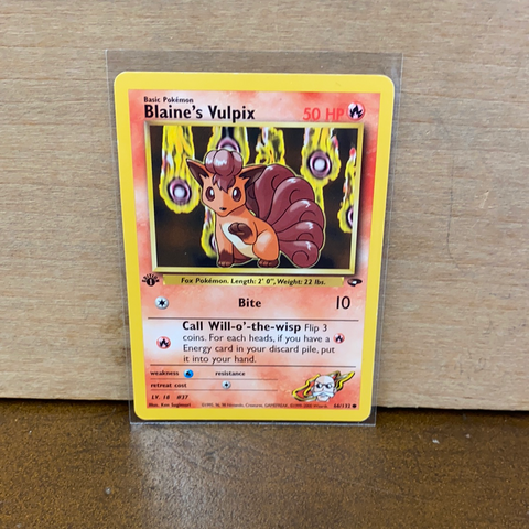 Blaine's Vulpix(1st Edition)