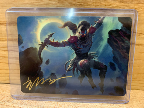 Nighthawk Scavenger(Art Series) Gold Stamped Signature