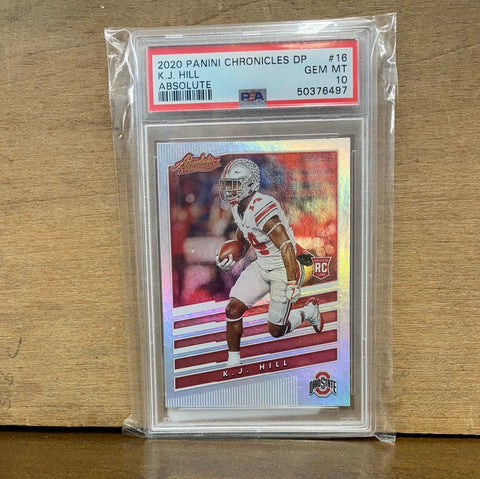 KJ Hill: Ohio State(2020) Panini Chronicles #16 PSA 10