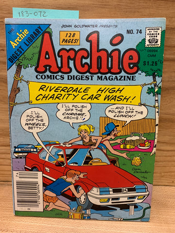 Archie Comics Digest Magazine #74