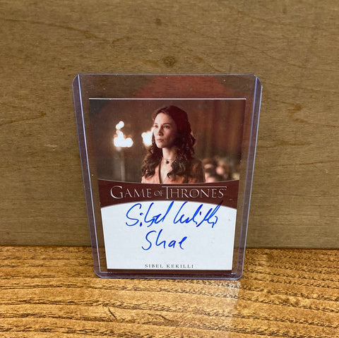 Sibel Kekilli(2019) Rittenhouse Autographed Card