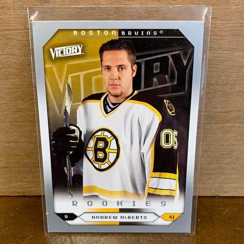 Andrew Alberts: Boston Bruins(2005/06) #258 Rookie