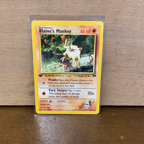 Blaine's Mankey(1st Edition)