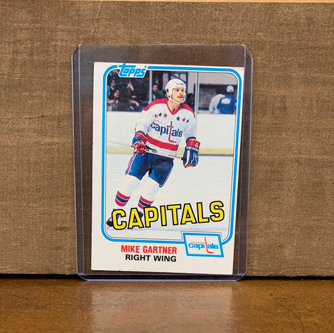 Mike Gartner: Washington Capitals(1981) #117 Topps