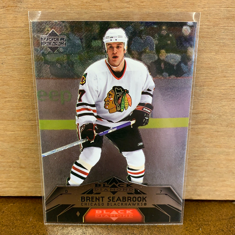 Brent Seabrook: Chicago Blackhawks(2007/08) Black Diamond #18