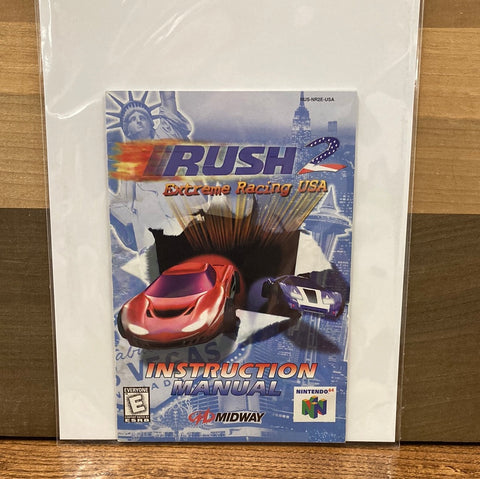 Rush 2: Extreme Racing USA(Manual Only)
