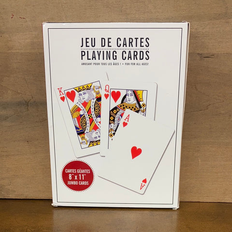 Jumbo Playing Cards(8x11)