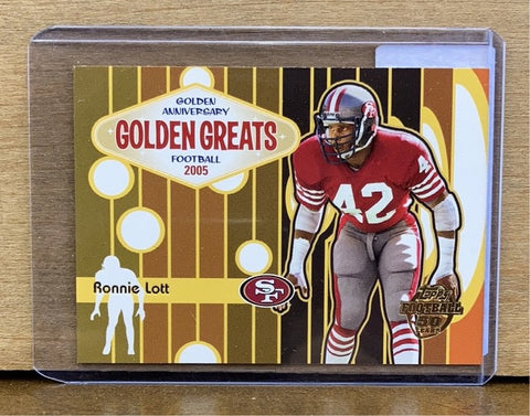 Ronnie Lott: San Franscisco 49ers(2005) Golden Greats #GA10