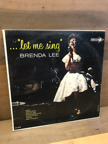 ..."Let Me Sing" : Brenda Lee