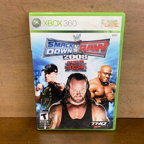 WWE Smack Down Vs Raw 2008(No Manual)