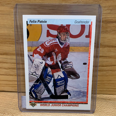Felix Potvin: World Junior Champions Team Canada(1990)