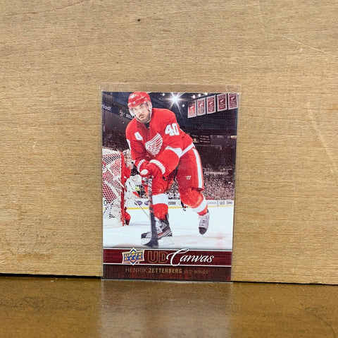 Henrik Zetterberg: Detroit Red Wings(2012-13) #C30 UD Canvas