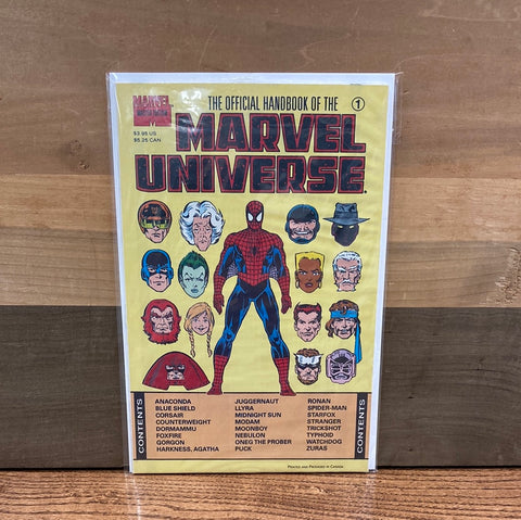 Official Handbook to the Marvel Universe #1