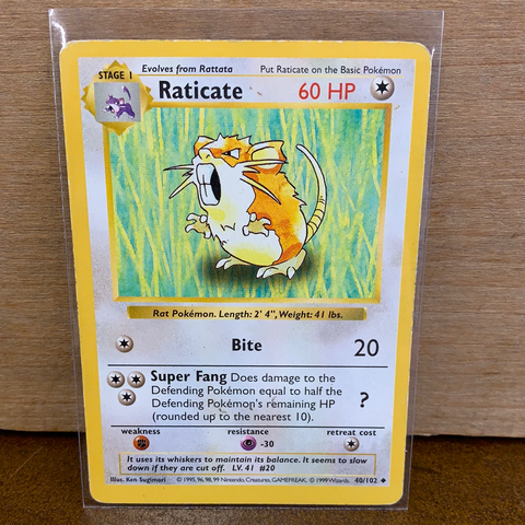 Raticate(Shadowless)