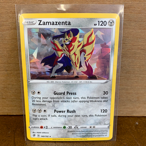 Zamazenta(Cracked Ice Holo)