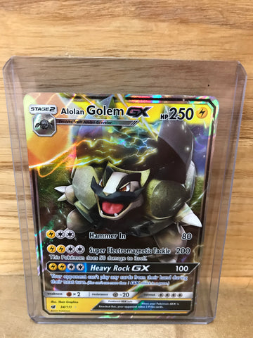 Alolan Golem GX