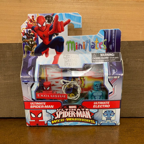Ultimate Spider-Man & Ultimate Elctro Minimates 2 Pack