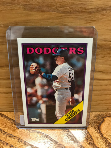 Tim Crews(LA Dodgers) 1988 Topps #57