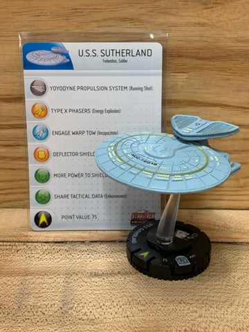 USS Sutherland(w/Card)