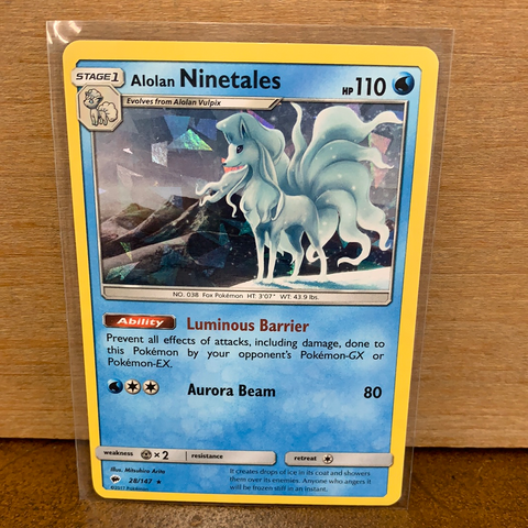 Alolan Ninetales(Cracked Ice Holo)