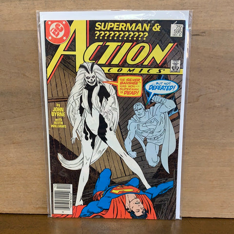 Action Comics #595(Key Issue: 1st App Silver Banshee(Siobhan Smythe)