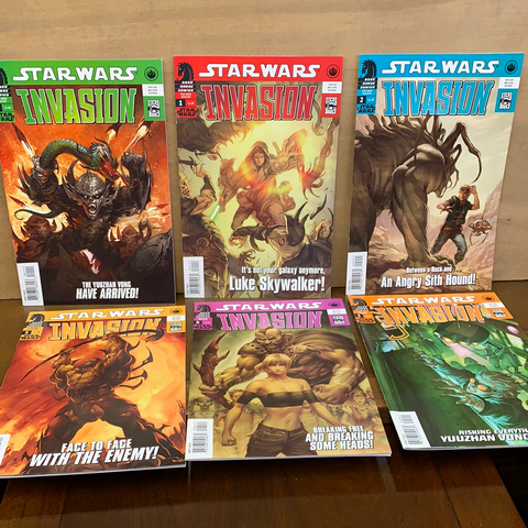 Star Wars: Invasion #0-5(Complete Series)