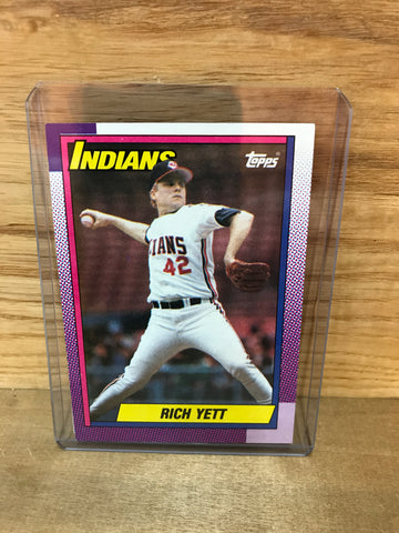 Rich Yett(Cleveland Indians) 1990 Topps #689