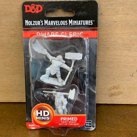 Nolzur's Marvelous Miniatures: Dwarf Cleric(Male)