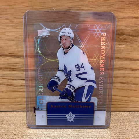 Auston Matthews(2019-20) Clear Cut Phenoms #CC-15
