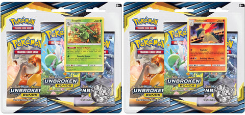 Pokemon: Sun and Moon: Unbroken Bonds Blister 3 Pack